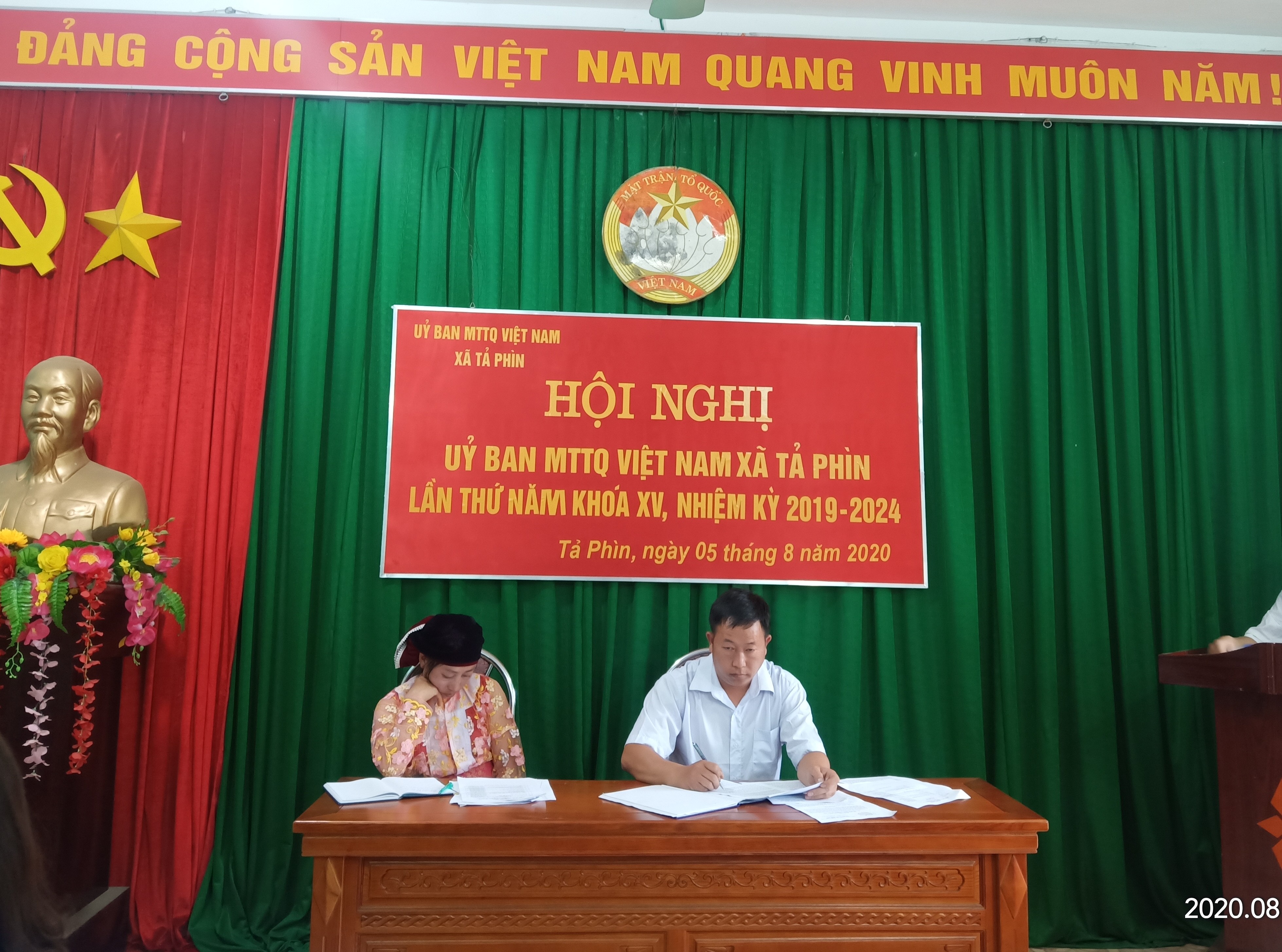 Hội nghị Ủy ban MTTQ Việt Nam xã Tả Phìn lần thứ năm khóa XV, nhiệm kỳ 2019-2024